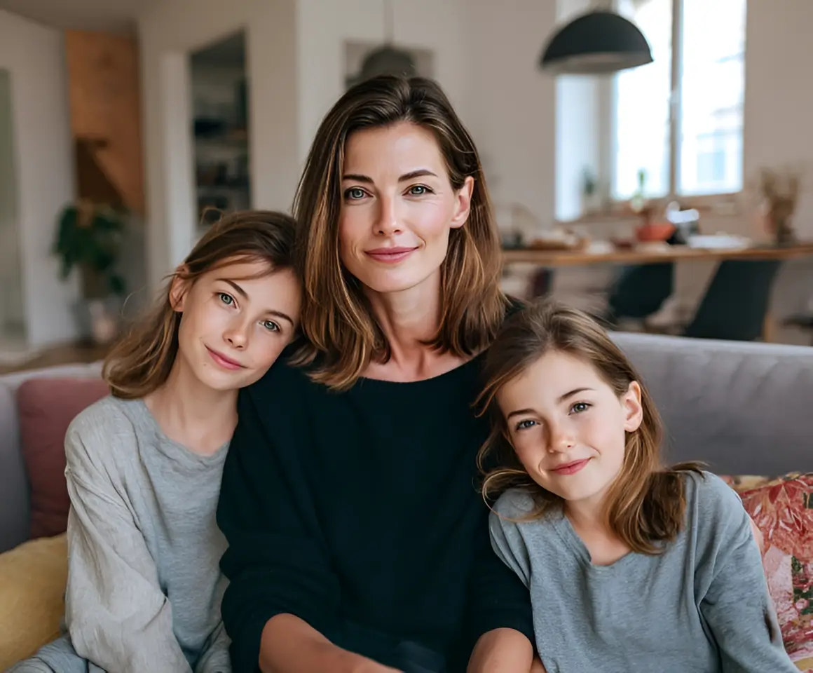Anna Müller With Daughter